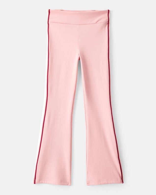Product image 1 of Girls Knit Flare Active Pants - Pink