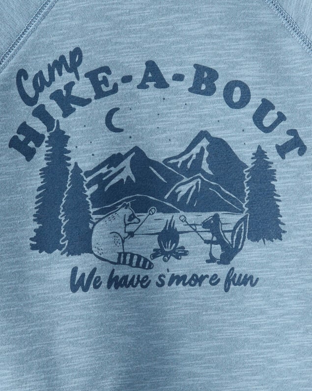 Product image 2 of Toddler Boy Camping French Terry Pullover Sweatshirt - Blue