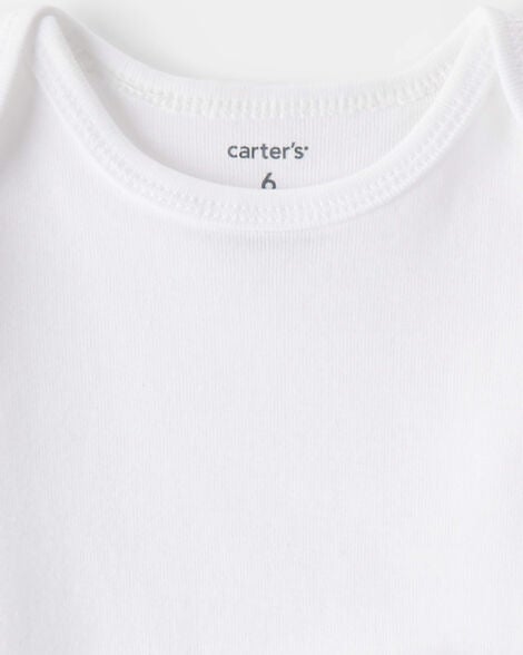  Product image 2 of Baby 5-Pack Short-Sleeve Bodysuits - White