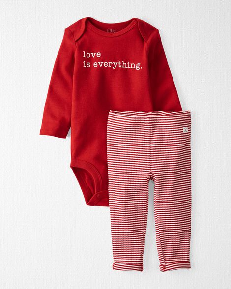 Baby Organic Cotton Rib Set - Carter