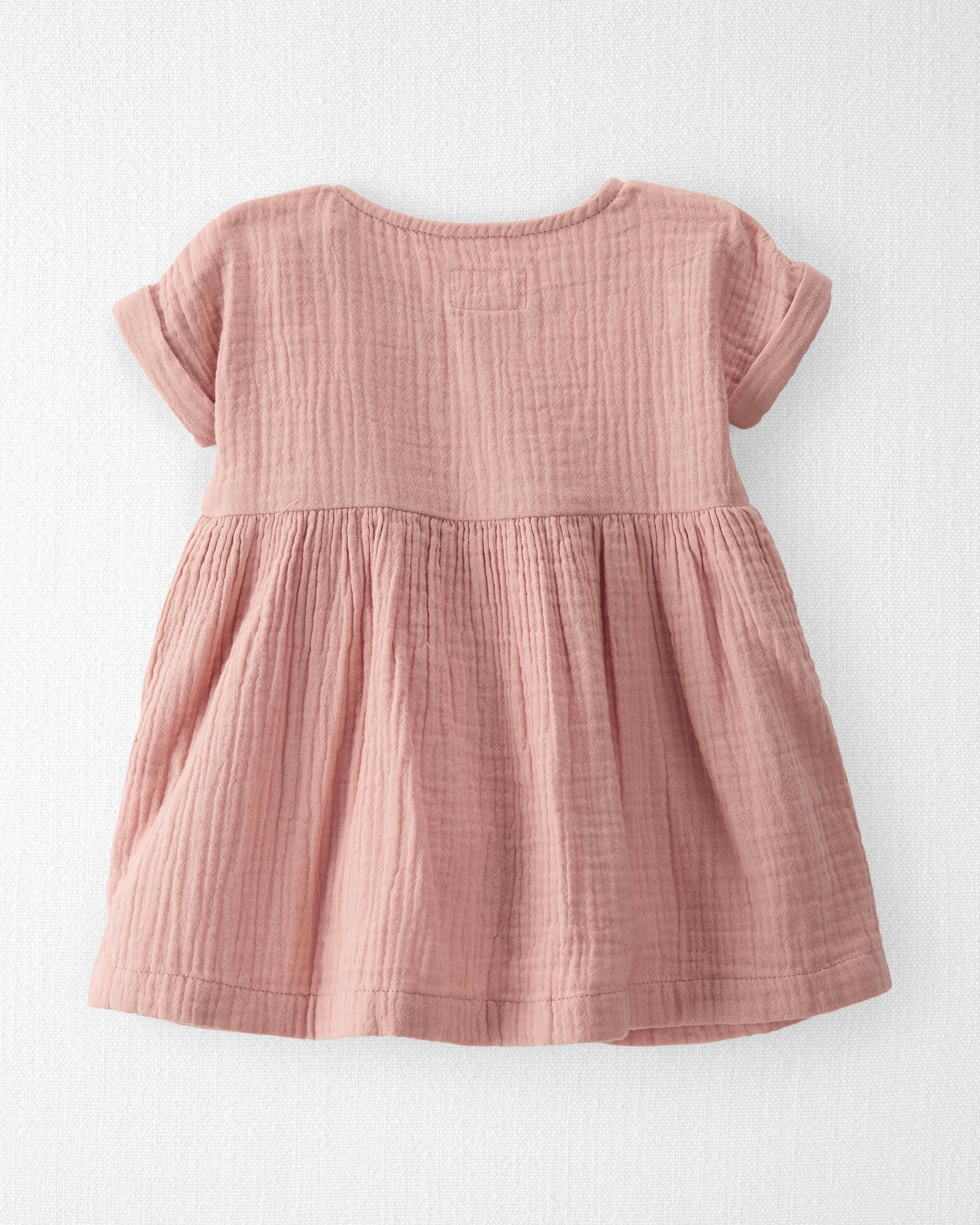 Baby Organic Cotton Gauze Dress Carter s Carter s