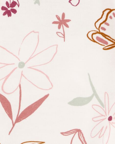  Product image 3 of Baby Floral 1-Piece PurelySoft Footie Pajamas