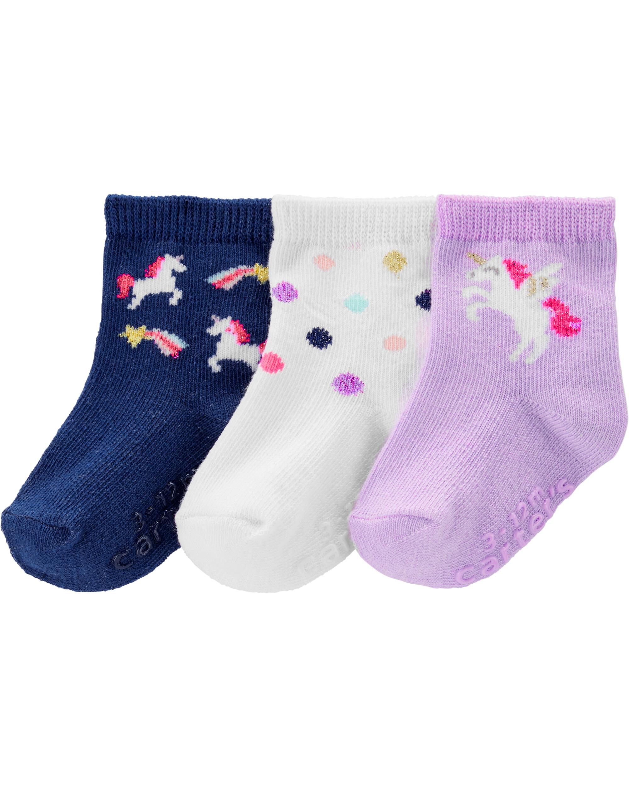 unicorn baby socks