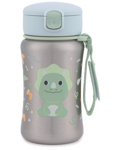 Besties Squad Stainless Steel Straw Bottle - Dino