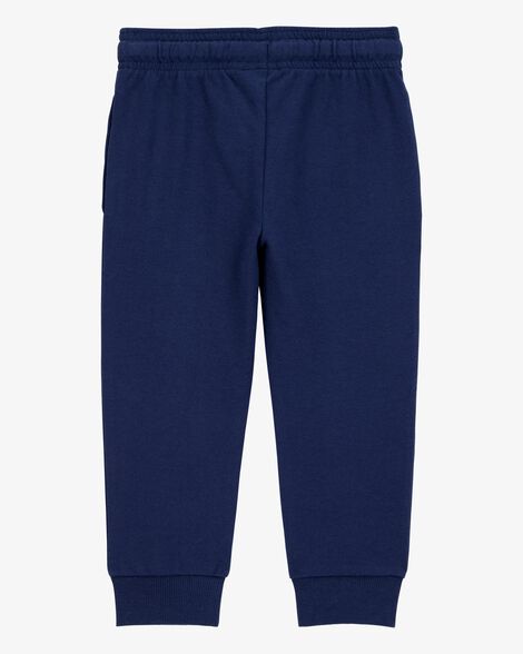 Product image 4 of Toddler Pull-On Drawstring Joggers - Blue