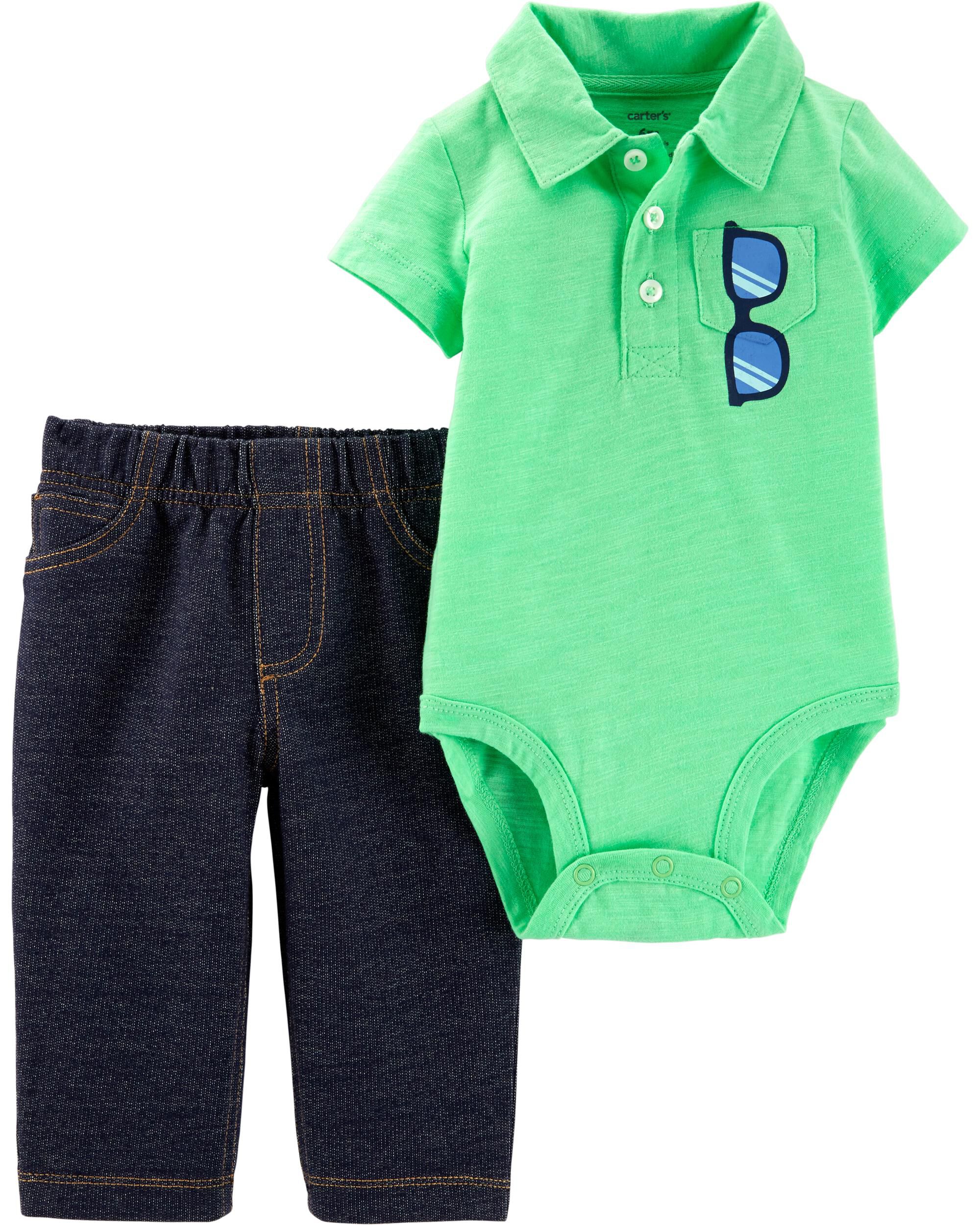 carters green pants
