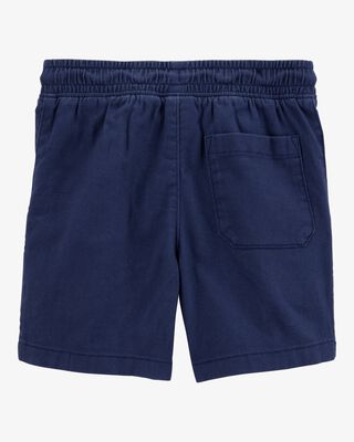 Product image 2 of Kid Pull-On Twill Shorts - Navy