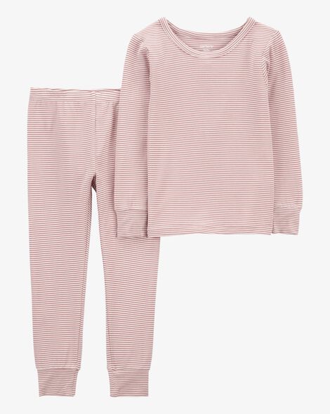  Product image 1 of Toddler 2-Piece Striped PurelySoft Pajamas
