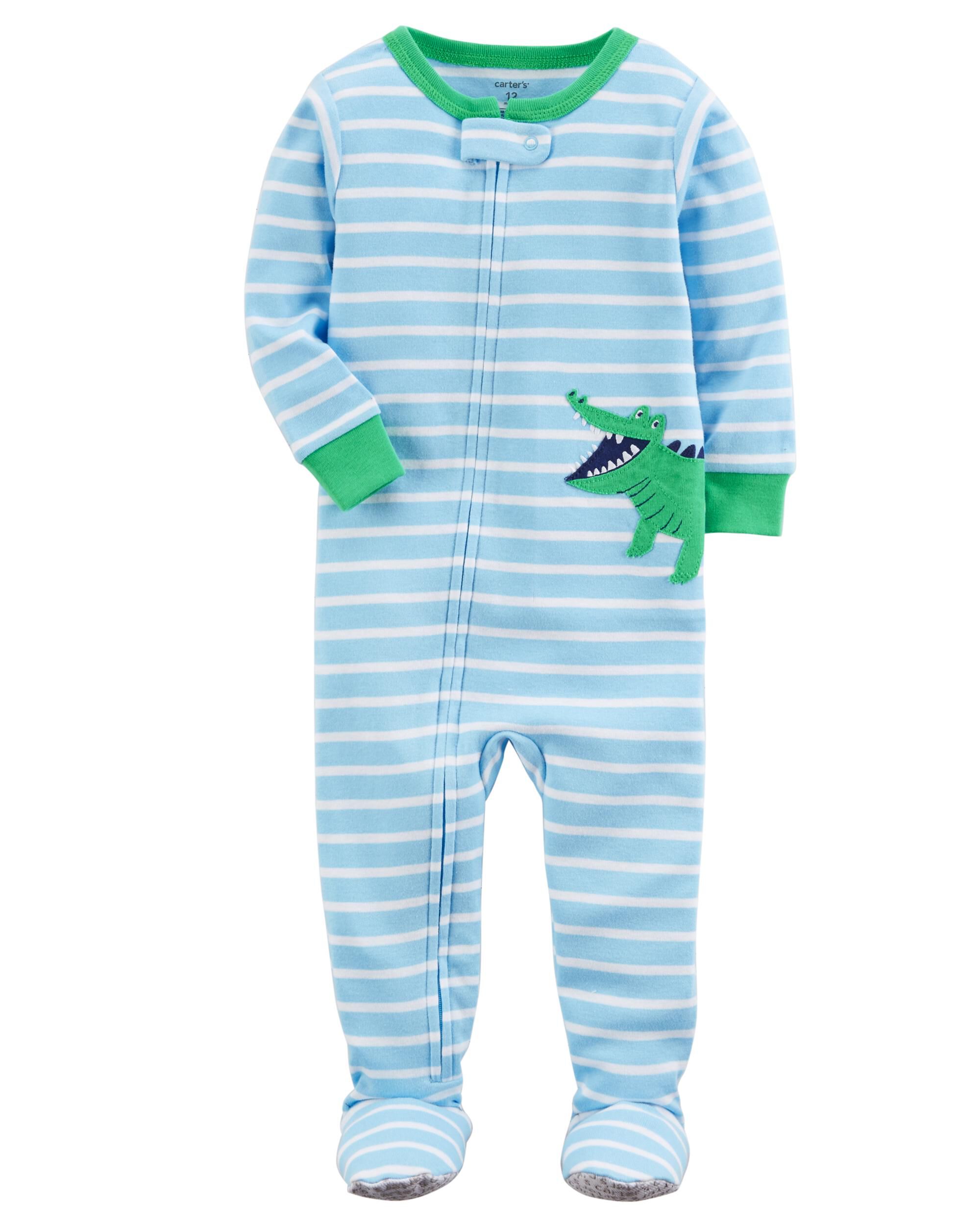 carter's alligator pajamas
