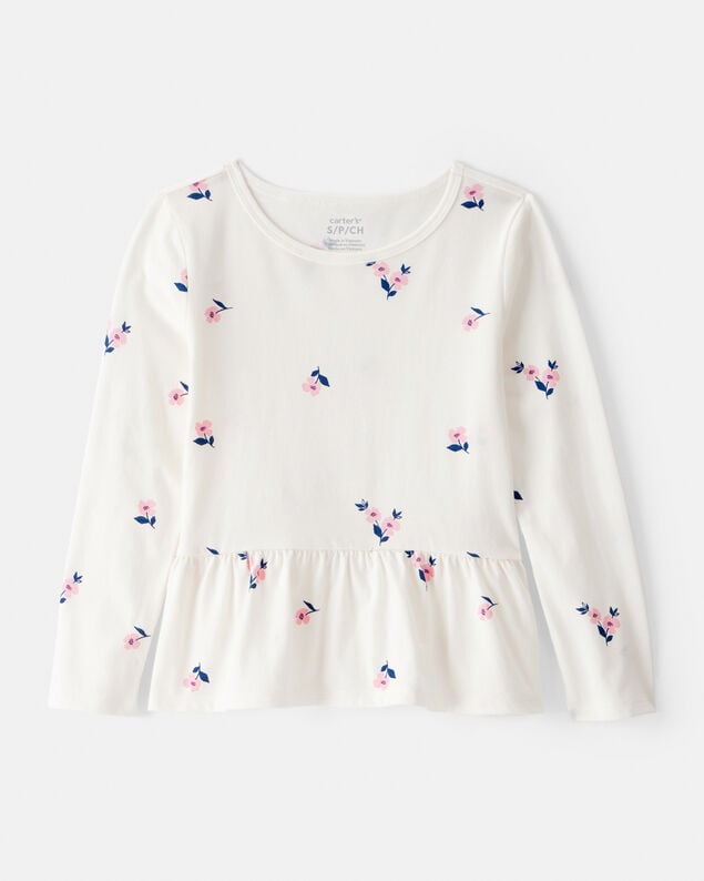 Girls Pocket Tee - White