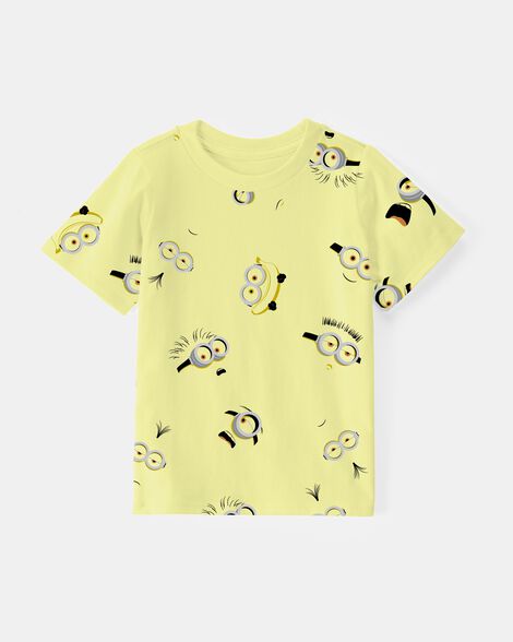 toddler boy minions short-sleeve graphic tee - yellow