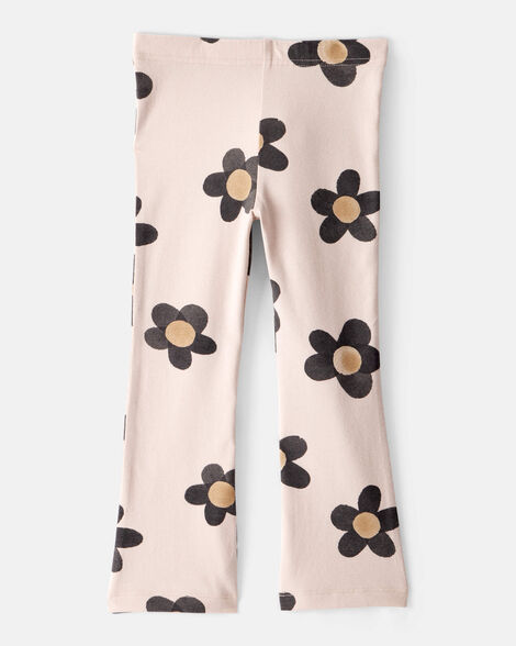 Product image 2 of Toddler Girl Floral Cotton Flare Leggings