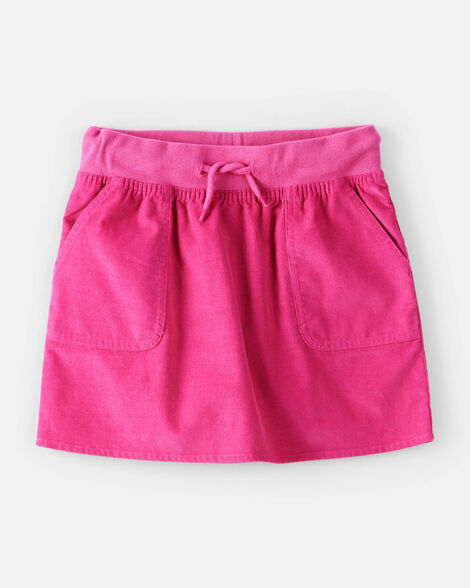 girls corduroy skirt - pink