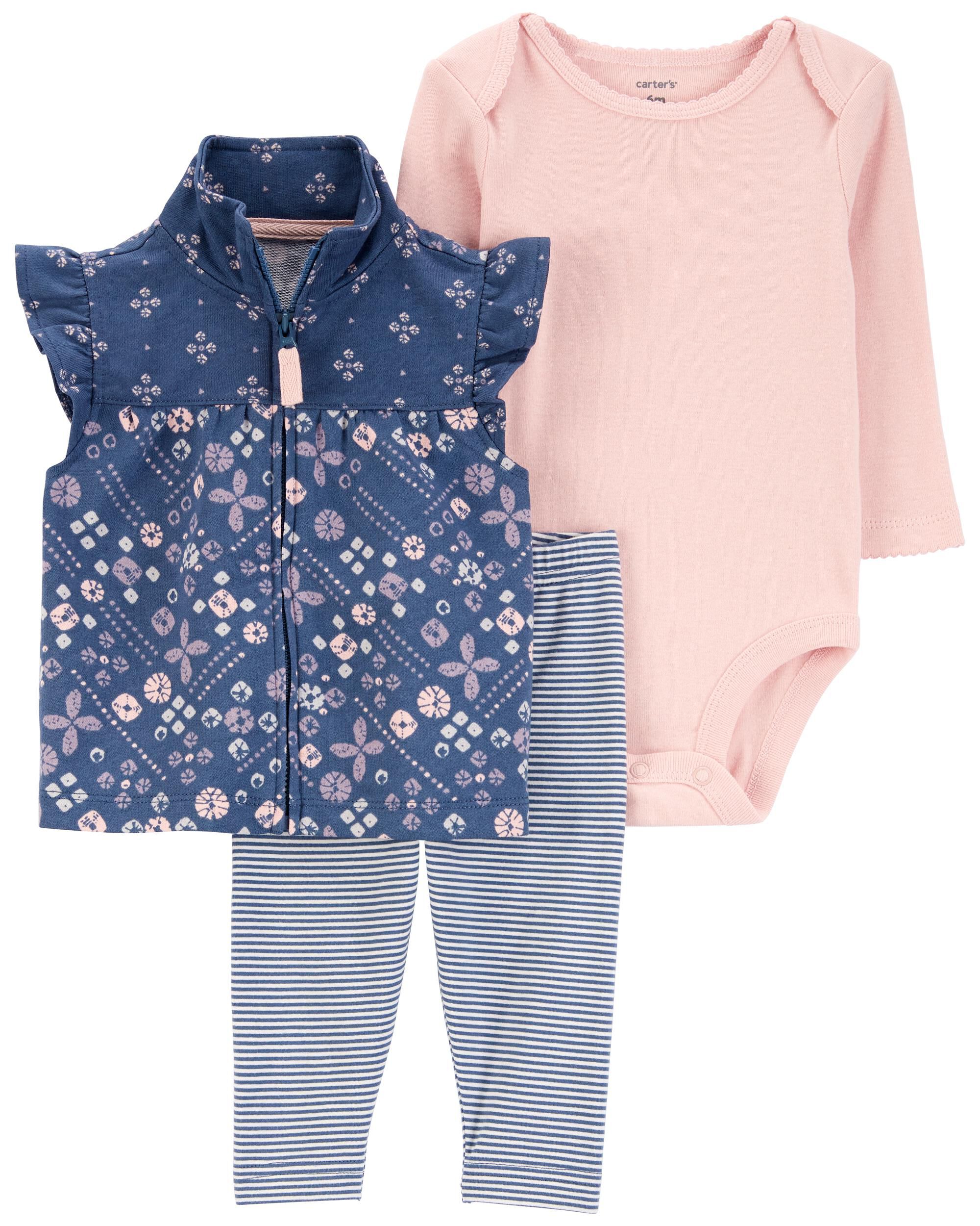 Baby 3 Piece Vest Set Carter s Carter s