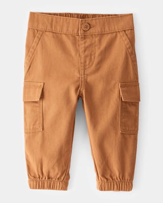 Product image 1 of Baby Utility Twill Cargo Pants - Brown