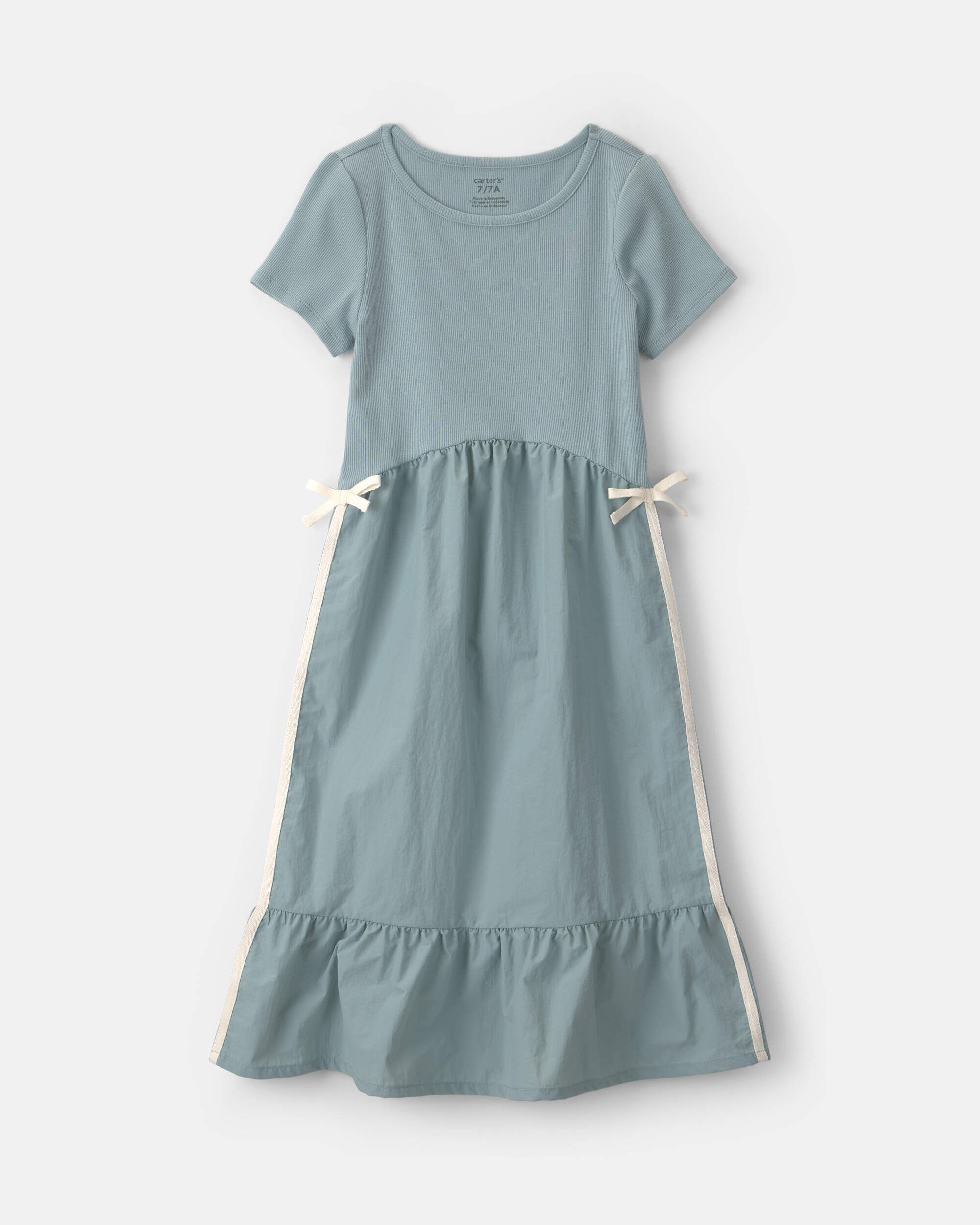 Carters girls bow midi dress 10 Blue 40$