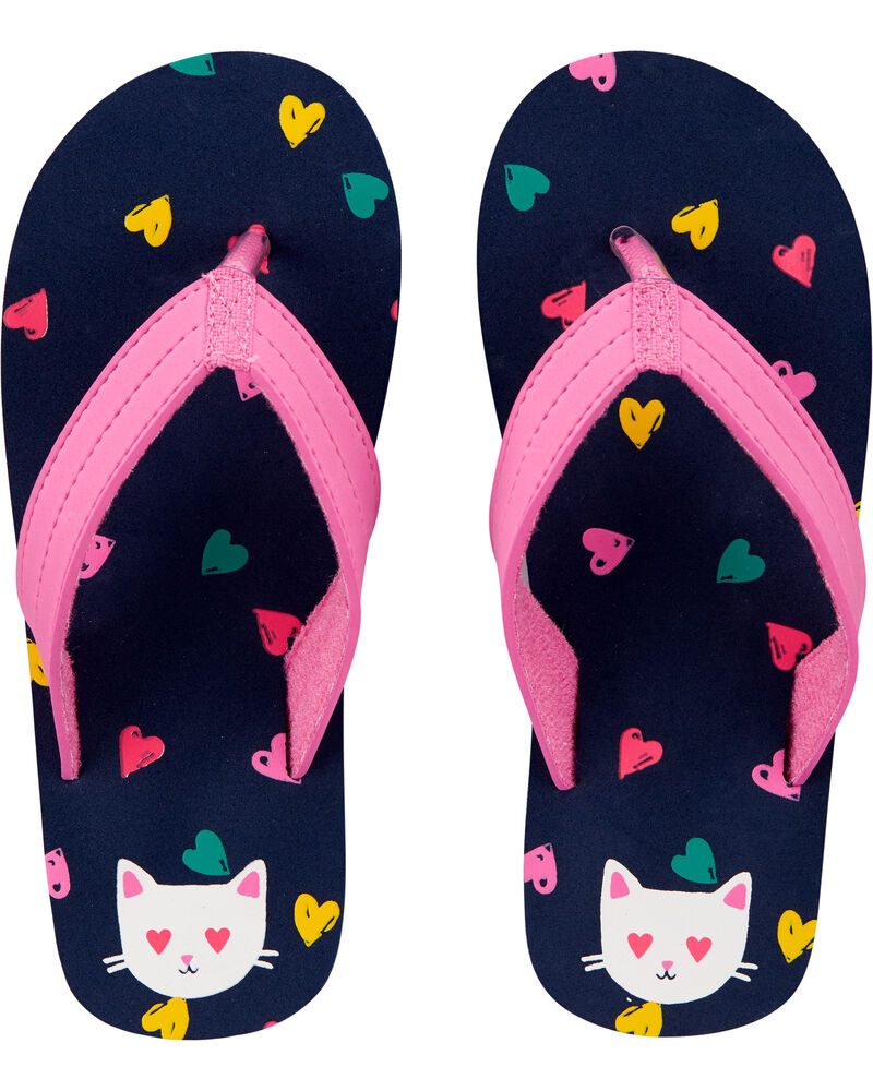 OshKosh Cat Flip Flops | carters.com