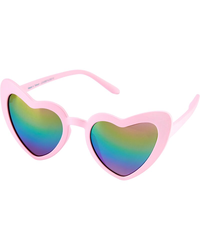 Pink Heart Sunglasses