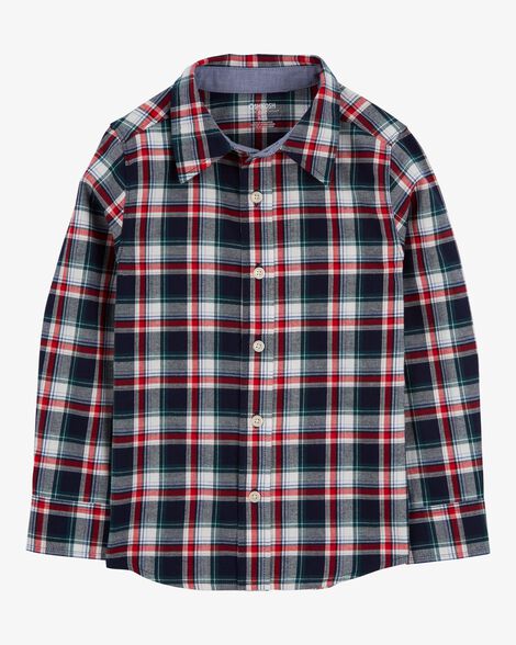 Product image 2 of Kid Plaid Button-Front Shirt