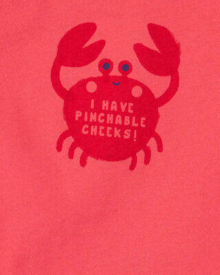 Product image 2 of Baby Pinchable Cheeks Crab Bodysuit