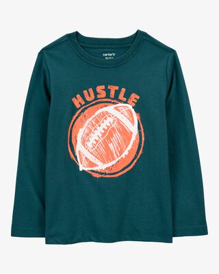 Product image 1 of Toddler Hustle Football Graphic Tee