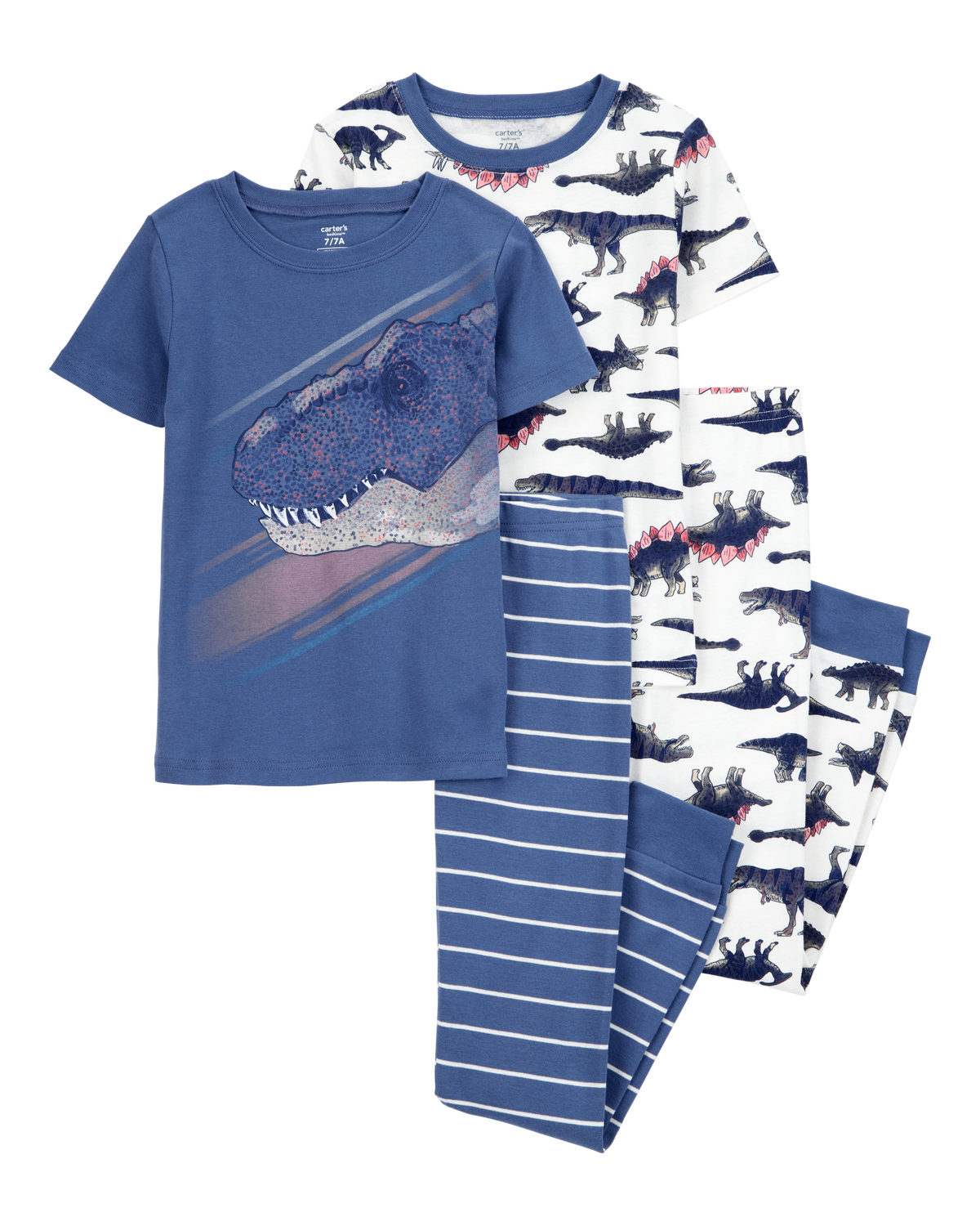 Kid 4-Piece Dinosaur Cotton Pajamas - Carter's | Carter's