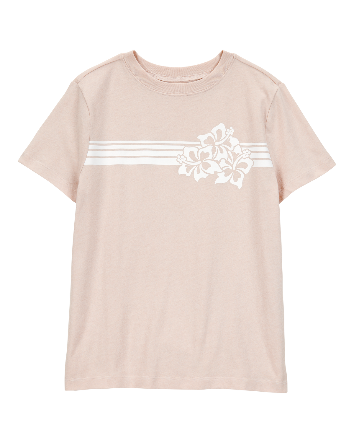 Boys Floral Short-Sleeve Graphic Tee - Khaki - Carter's
