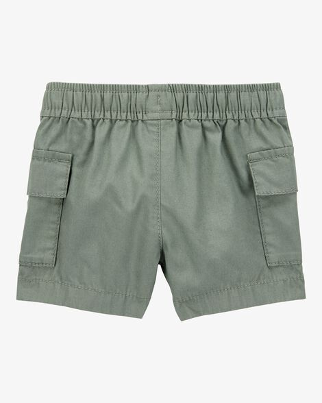 Product image 2 of Baby Cargo Drawstring Shorts - Green