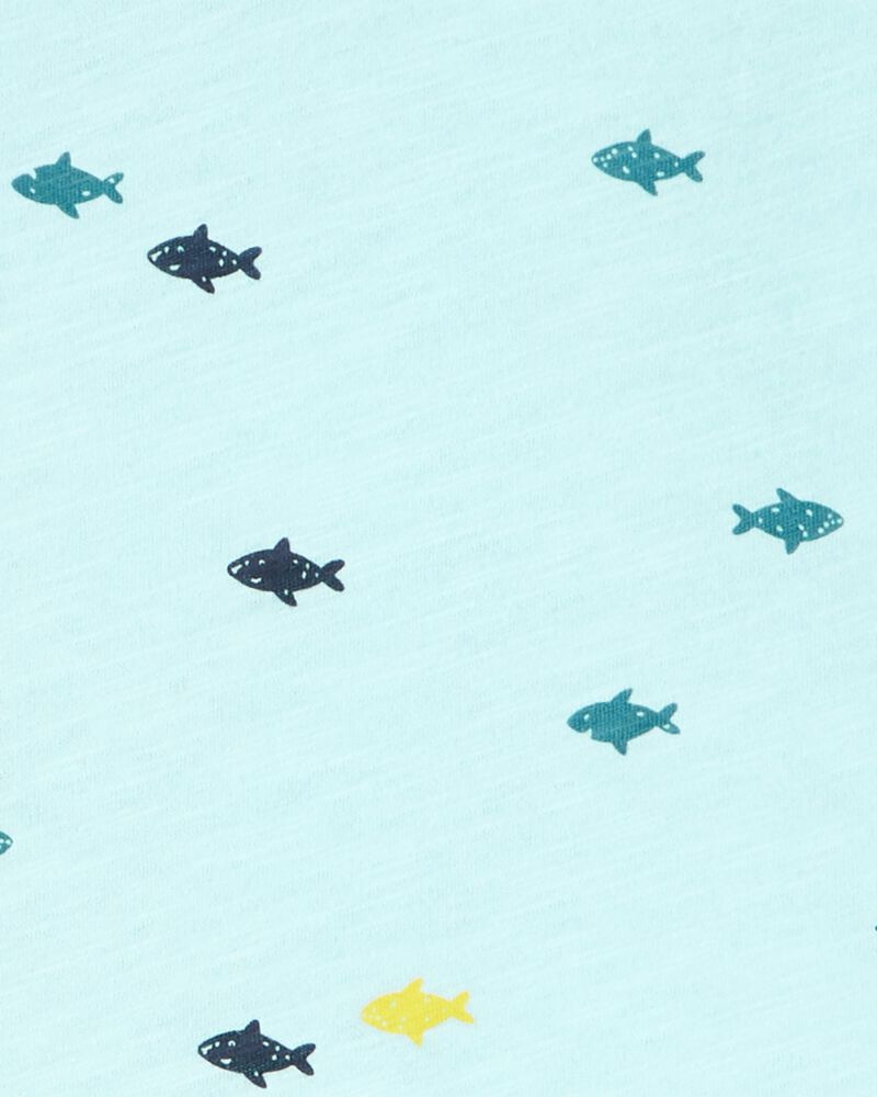 2-Piece Fish Slub Jersey Polo & Canvas Short Set | carters.com