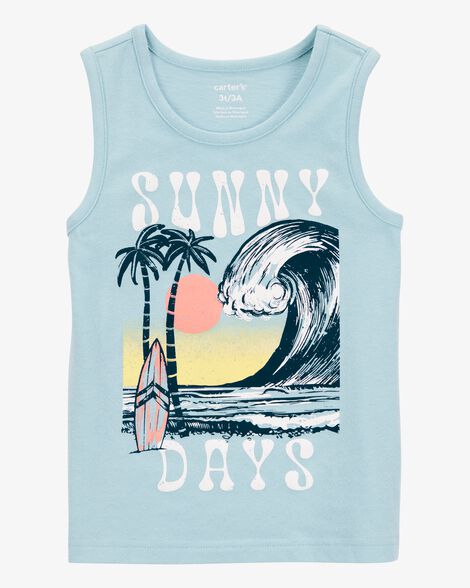 Product image 1 of Toddler Wave Graphic Tank
