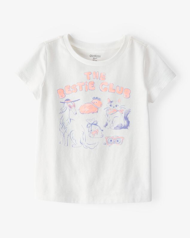 Product image 1 of Toddler Besties Short-Sleeve Graphic Tee - Ivory