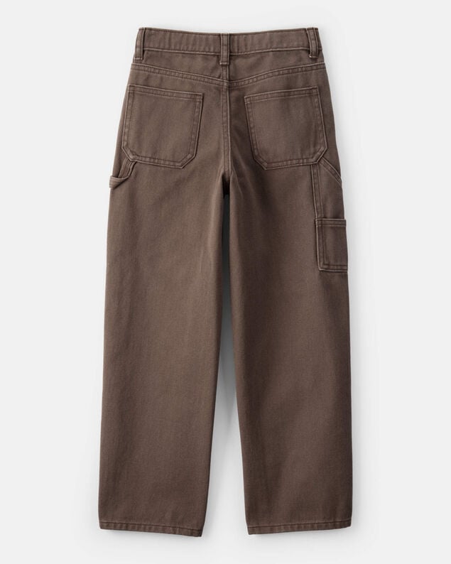 Product image 2 of Boys Carpenter Fashion Pants - Brown