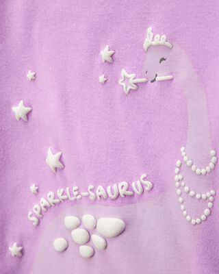 Product image 2 of Toddler Dinosaur Print Snug Fit Cotton 4-Piece Pajamas