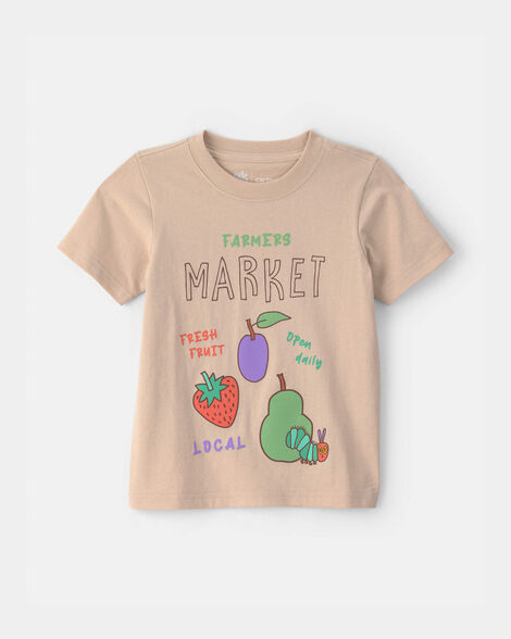 toddler the very hungry caterpillar™ farmers market graphic tee - tan