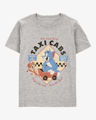 Product image 1 of Toddler Tom and Jerry Graphic Tee - Grey