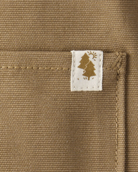  Product image 2 of Baby Boy Canvas Long-Sleeve Fashion Jacket - Brown