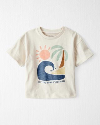 Product image 1 of Baby Organic Cotton Beach-Print Tee