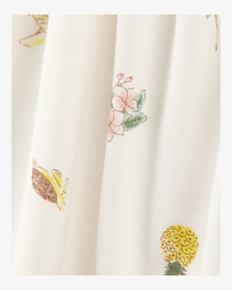  Product image 2 of Toddler Tropical Print PurelySoft 2-Piece Pajamas - Ivory