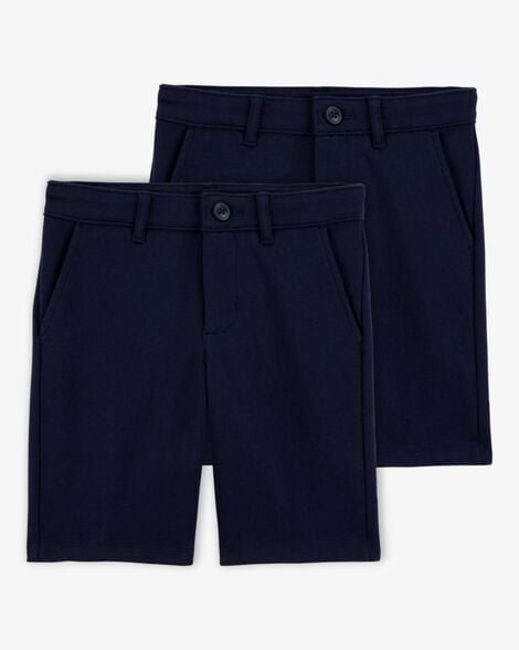 Product image 1 of Kid 2-Pack Ponte Knit Uniform Pants - Navy