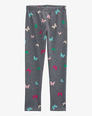 Product image 1 of Kid Butterfly Cozy Fleece Leggings