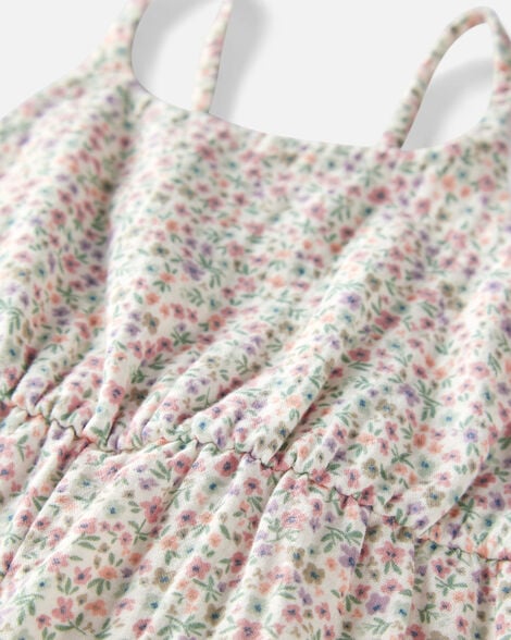 Product image 2 of Toddler Organic Cotton Gauze Floral-Print Jumpsuit