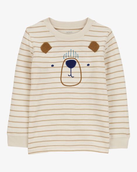  Product image 1 of Toddler Bear Striped Graphic Tee