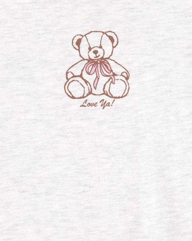 Product image 2 of Kid Teddy Bear Short-Sleeve Graphic Tee - Grey