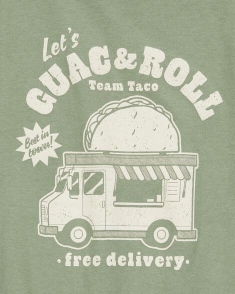 Product image 2 of Boys Guac & Roll Short-Sleeve Graphic Tee - Green