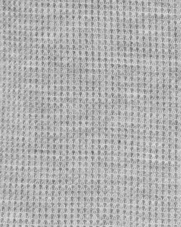 Product image 2 of Toddler Boy Solid Loose Fit Waffle Knit 2-Piece Pajamas - Grey