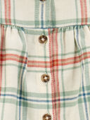 Multi - Baby 3-Piece Plaid Flannel Top & Ribbed Legging Set, Selected