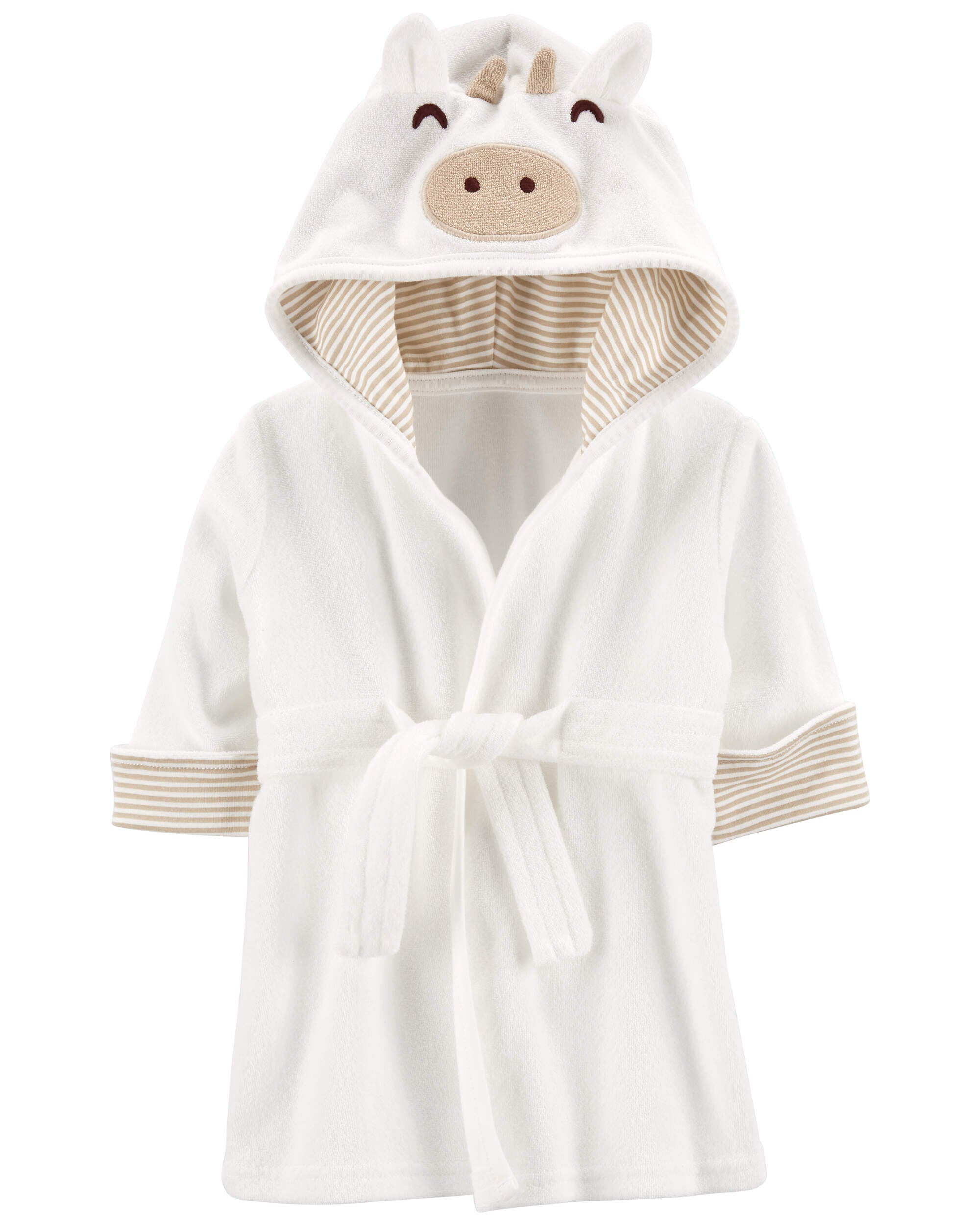 Baby Robe Baby Solid Bathrobe Cotton Plush Hooded Bath Robe Towel 𝐏obe  Pajamas Dressing Gown for Wedding Baby Wipe Case