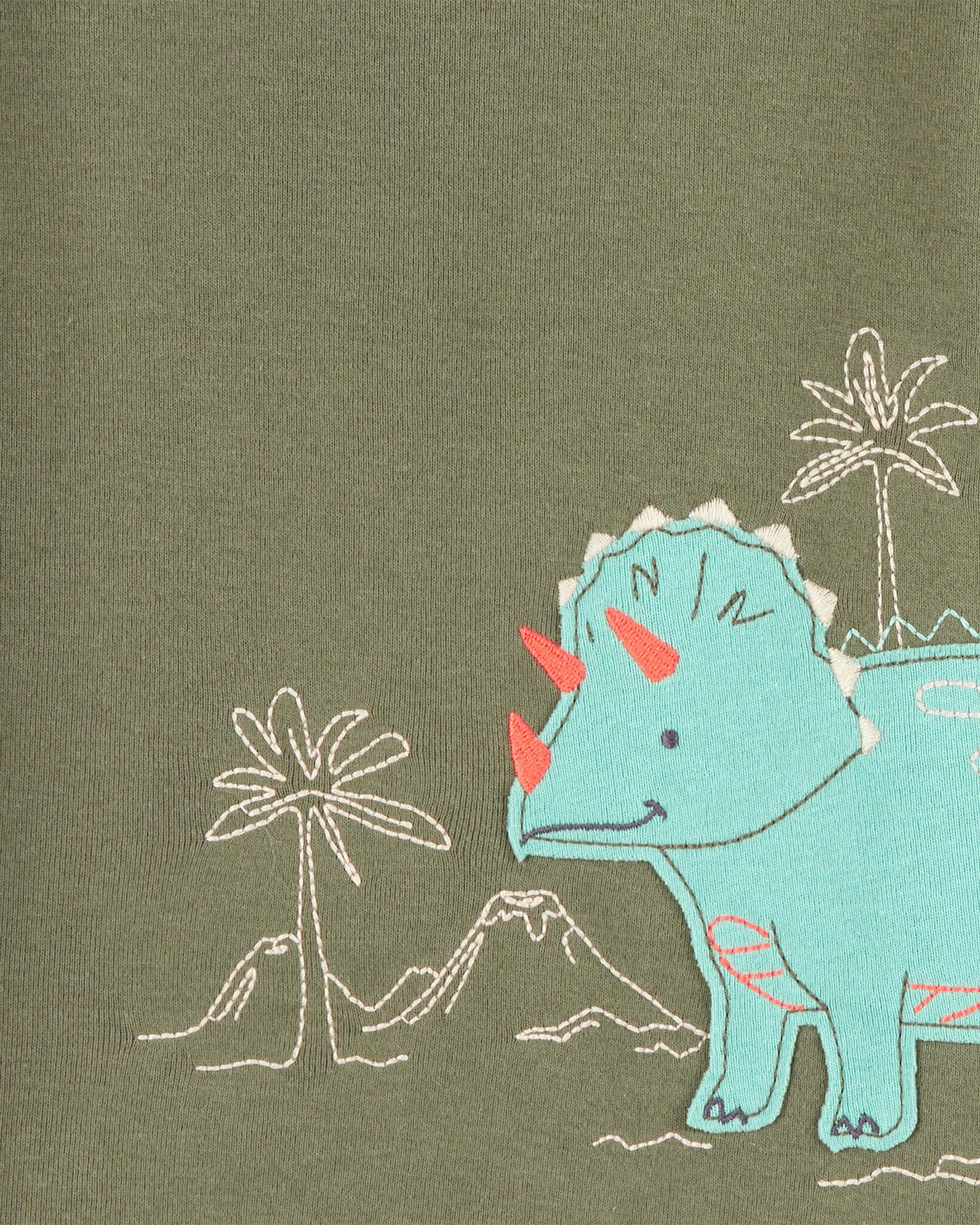 Toddler Boy 4-Piece Dinosaur Cotton Pajamas