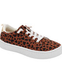 Brown - Kid Heart Leopard Sneakers, Selected