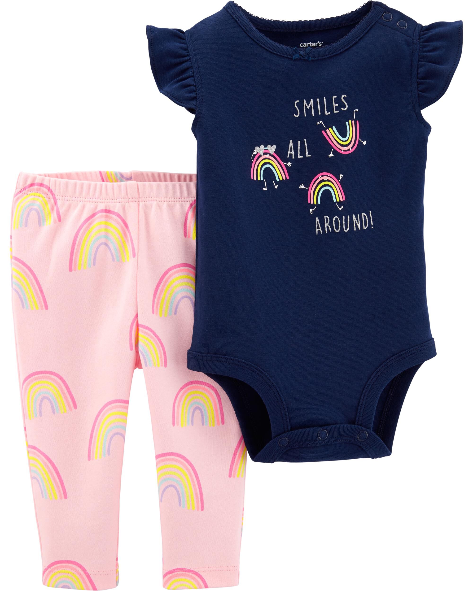 carter's rainbow onesie